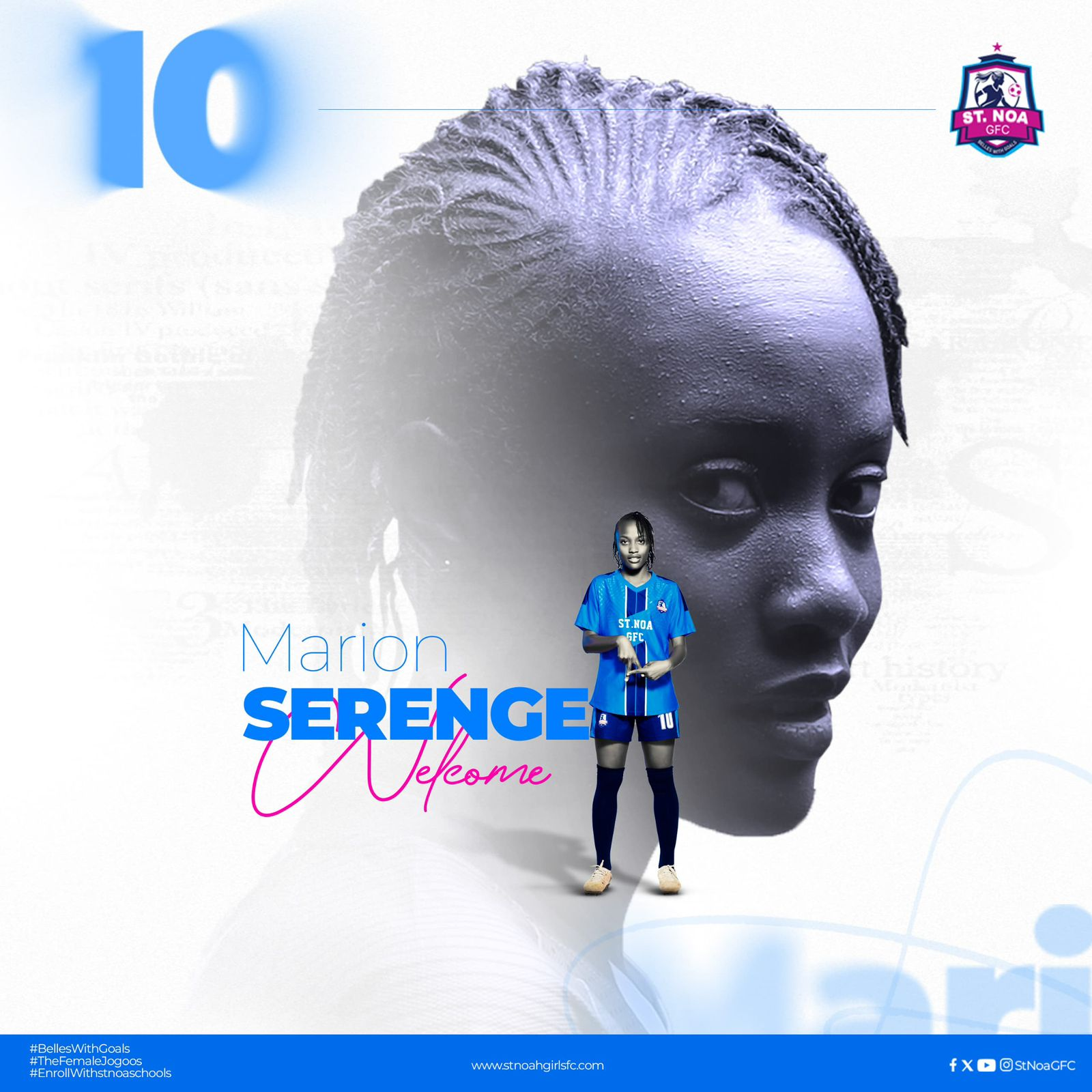 Marion Serenge completes transfer to St Noa Girls FC